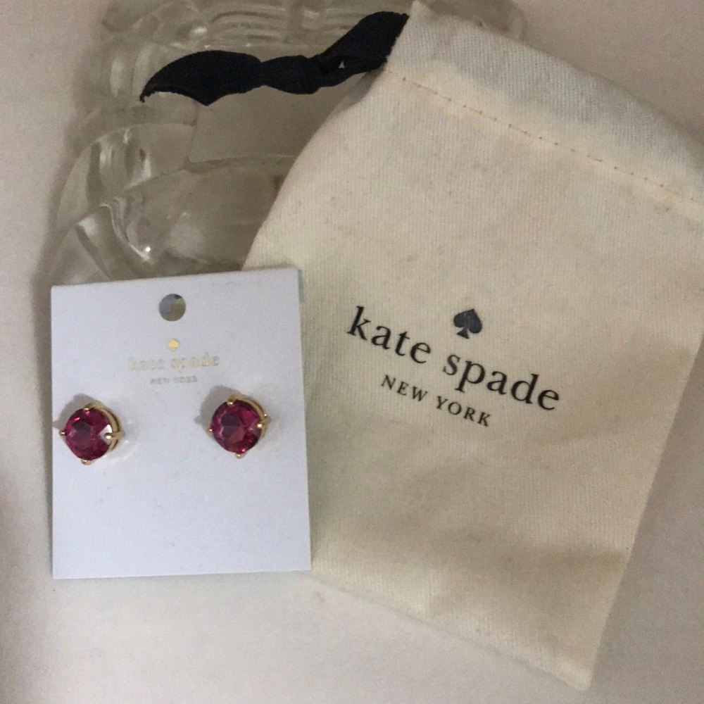NWT Kate Spade pink studs